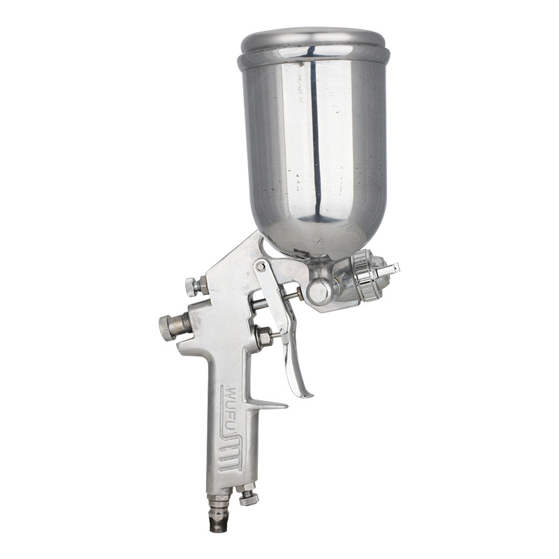 Wufu S - 710G pistola de pulverización neumática 1.5mm alta atomización chapa de metal 350ml botella de pulverización pistola de pulverización de pintura de muebles