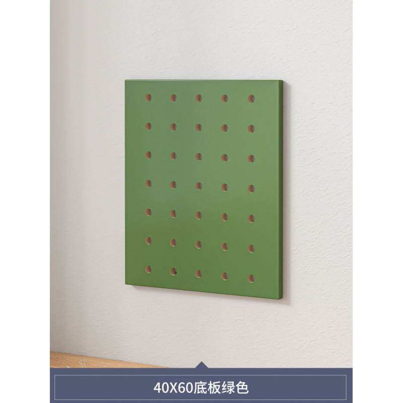 *A实木洞洞板置物架挂板墙上木质入户玄关门口墙面缝纫机线架|undefined