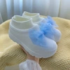 White + light blue butterfly