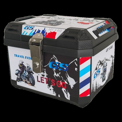 Electric car tail box No. 9 Mavericks, Yadi - white-snow-mountain-45l-capacity-includes-lining-bottom-plate