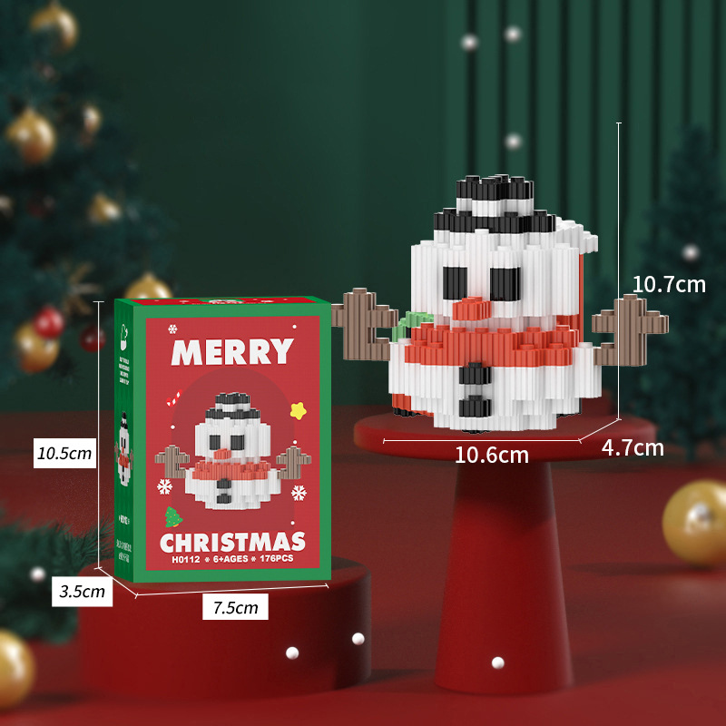 Compatible transfronterizo muñeca de dibujos animados creativos de Lego, pequeñas partículas, juguetes educativos ensamblados, bloques de construcción, regalos para estudiantes al por mayor