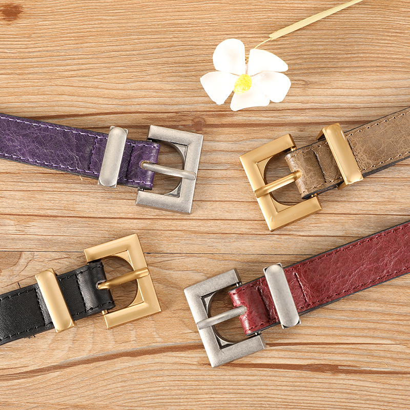 2024 New Belt Alloy Versatile Women's Belt Belt Belt Jeans Belt Korean Trendy Belt Dress Belt_voghion.com