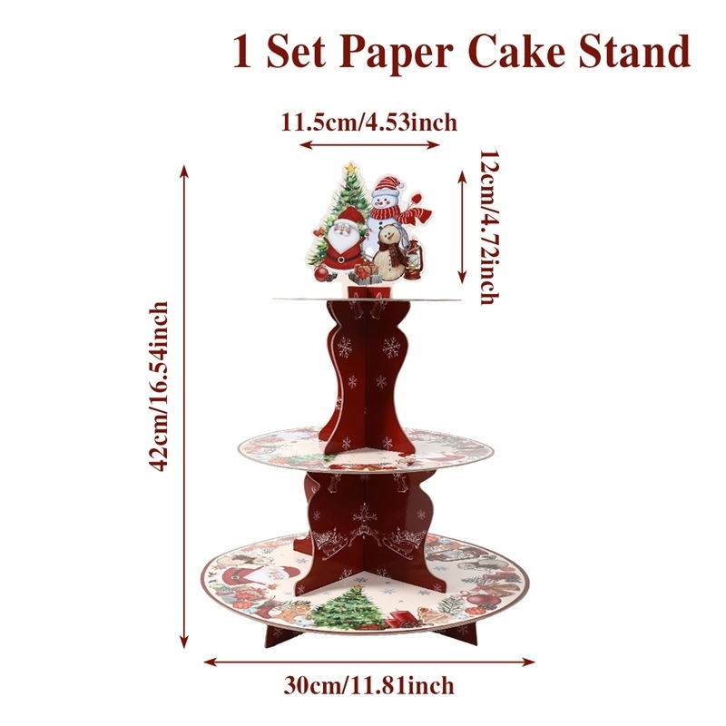 クロスボーダーケーキスタンド誕生日パーティーの装飾ケーキテーブル使い捨て紙デザートテーブルケーキホルダー外国貿易ホット販売|undefined