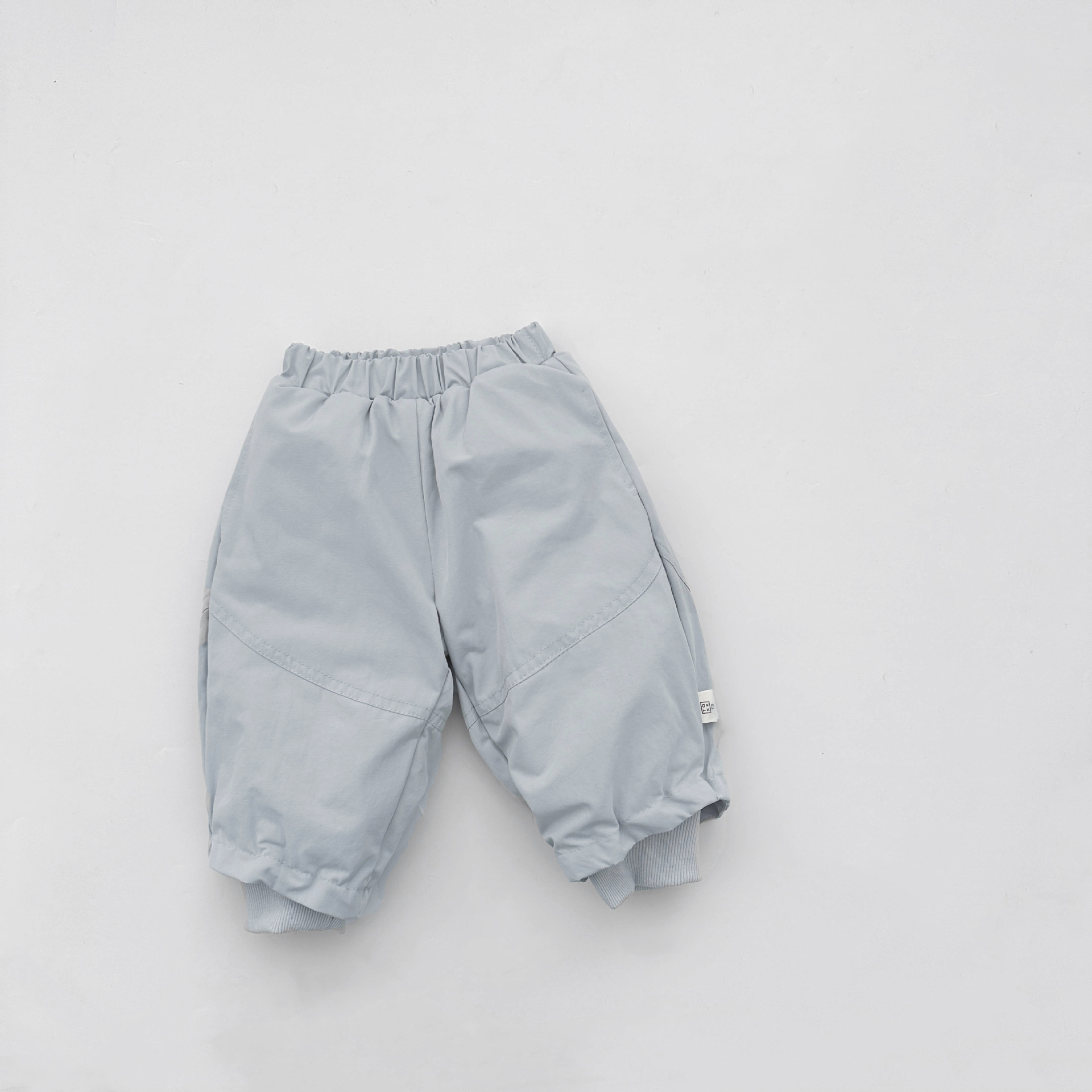 Ropa de algodón de invierno para niños coreanos, abrigo de cuello de lana a prueba de viento, chaqueta de algodón caliente para bebés