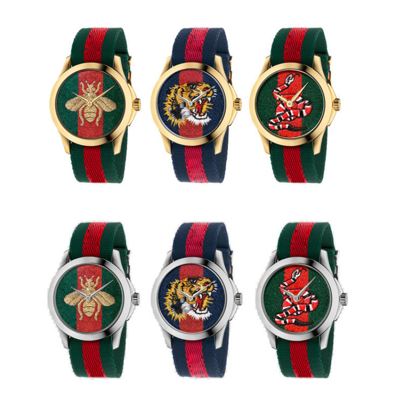 Best-Selling Bee Face Nylon Strap Quartz Foreign Trade Women's Watch Personalized Creative Sports Watch