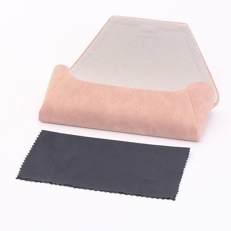 Kasha pu cremallera caja patjas conjunto caja de embalaje de lujo Lobo Rojo gafas de tela Destornillador Accesorios Set