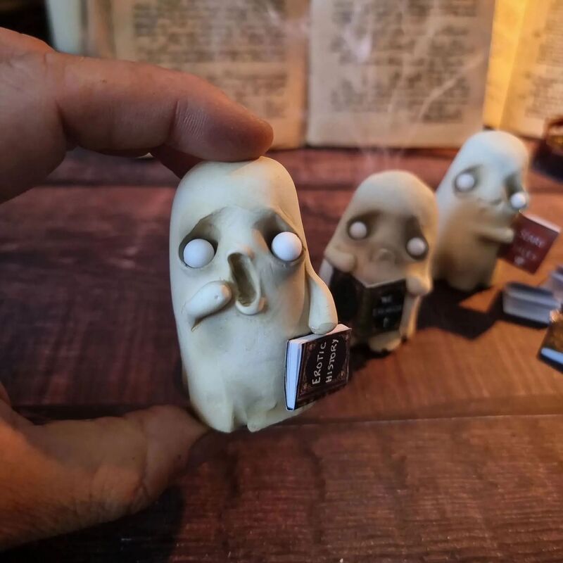 越境新品樹脂工芸品ハロウィン装飾品初心者鬼像置物家庭雰囲気プレゼント|undefined