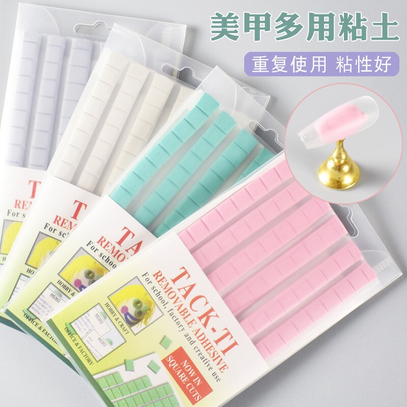 Nail Tools Clay Nail Piece Display Color Card Clay Nail Seat Clay Plasticine Reuse