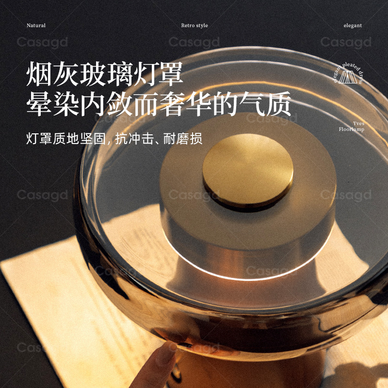 中世無垢材テーブルランプデスクトップ装飾レトロライト高級ハイエンド寝室ベッドサイド読書雰囲気ナイトライトカーサ|undefined