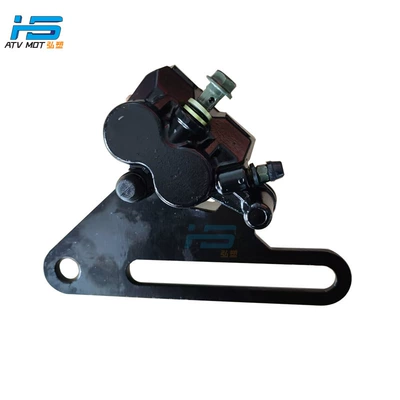 Off-road motorcycle accessories rear brake pump double cylinder bracket big A doctor copper base brake pump caliper 15MM (Motorcycle Control System Parts)