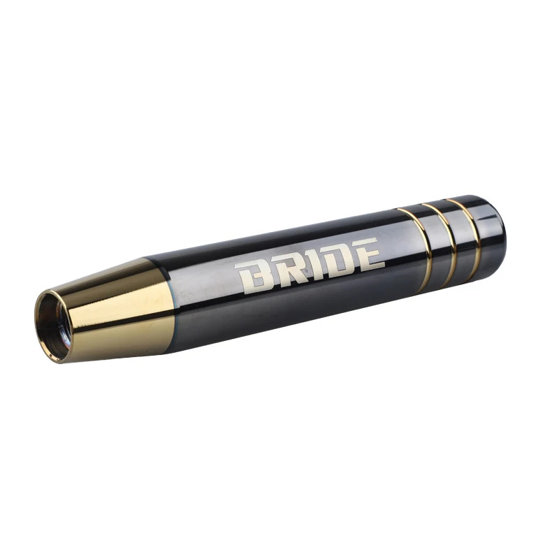 Universal Modified NOS Bride Black Gold Shift Knob