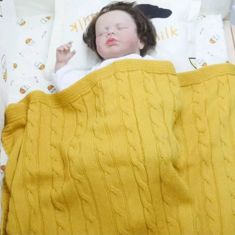 Детское вязаное одеяло, под заказ