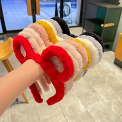 2021 New Plush Face Wash Rabbit Hair Clip Cute Rabbit Fox Headband Hair Accessory