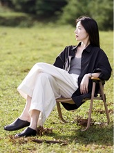 休闲BF风时尚新款显瘦黑色衬衫外套女春季高级感个性韩版宽松衬衣
