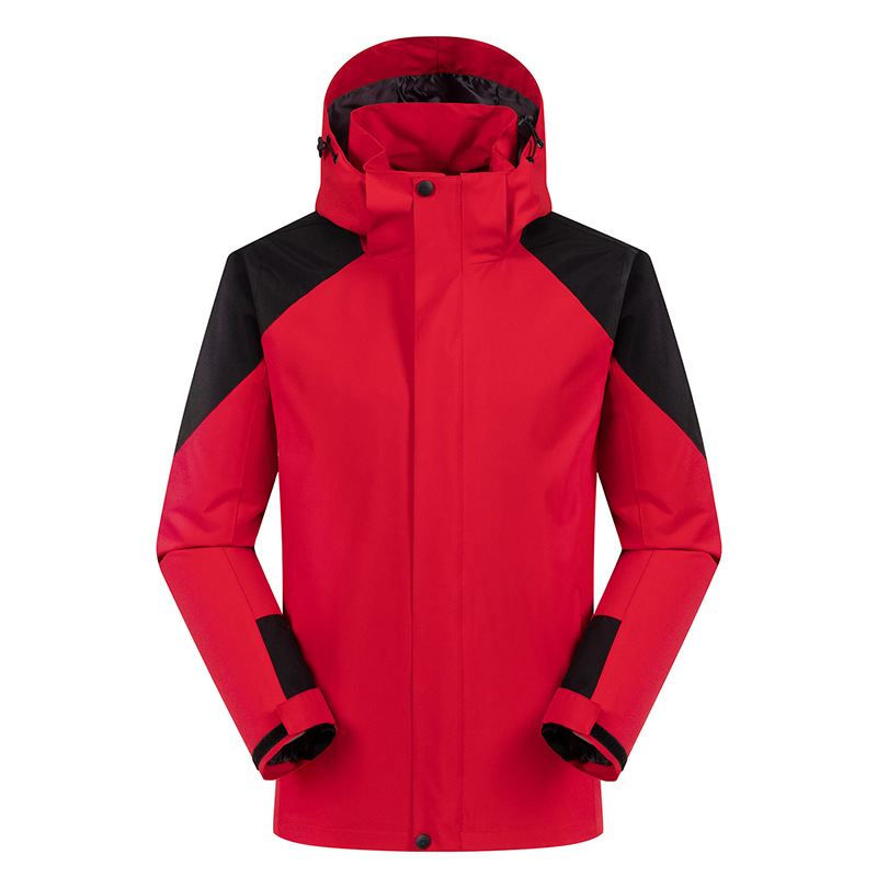 Otoño y invierno vestir de asalto personalizado mangas largas hombres y mujeres caminando campamento al aire libre a prueba de viento impermeable equipo chaqueta de trabajo