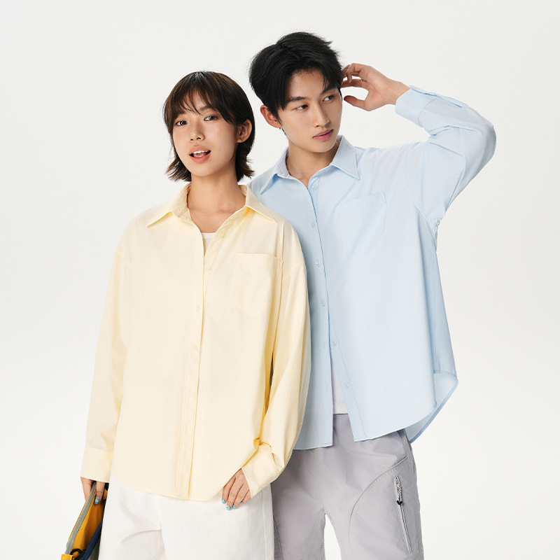 Summer Sun Protection Shirt for Men and Women, Ice-Feel Breathable Upf50+ Lightweight Long-Sleeved Outdoor Sun Protection Clothing, Fashionable Top