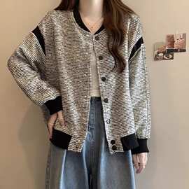 飞行员夹克短款2024新款春秋季冷淡系慵懒风棒球服chic早春外套女