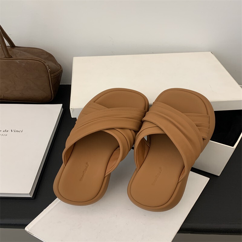 2026 New Style Height-Increasing Open-Toe Roman Sandals Casual Platform Thick-Soled Slip-On Shoes for Women Outdoor Wear 2026 New Style Height-Increasing Open-Toe Roman Sandals Casual Platform Thick-Soled Slip-On Shoes for Women Outdoor Wear