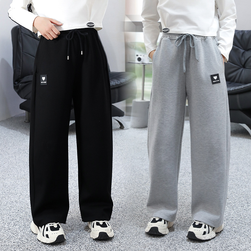 Spring children's solid fashionable trousers for leisure for boys