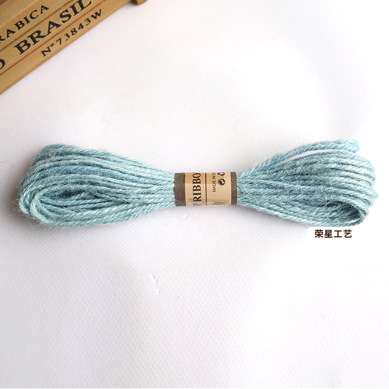 Cuerda de cáñamo de color 10 m foto pared cuerda especial DIY cuerda de cáñamo tejida a mano botella de vidrio vinculante cuerda decorativa