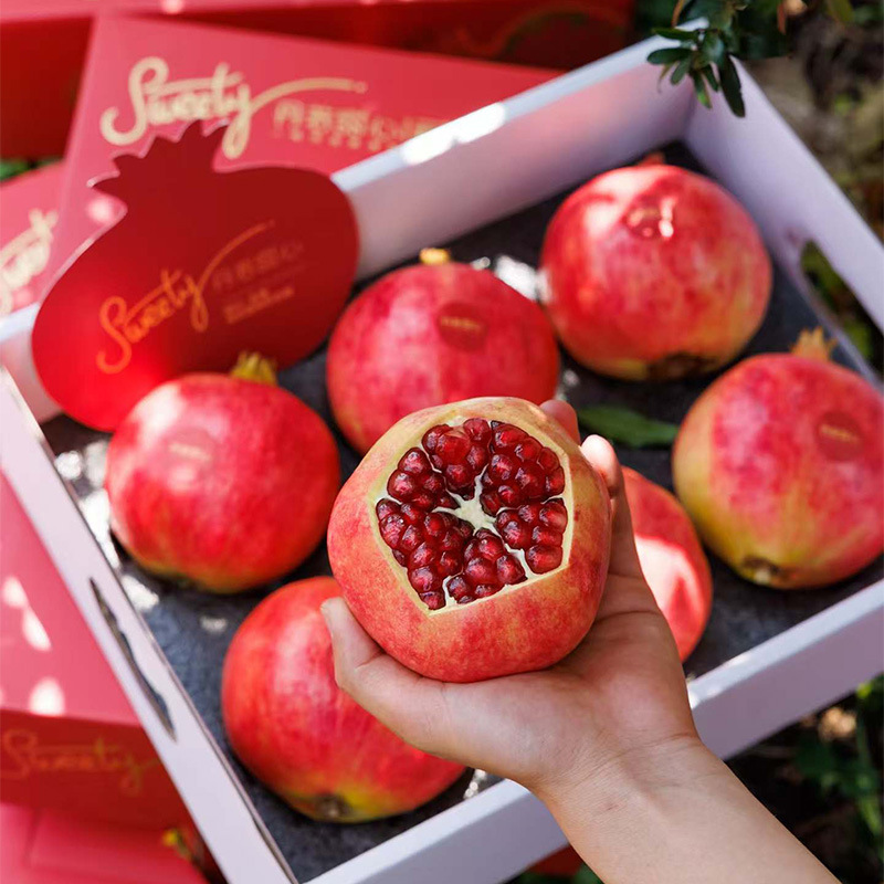 [SF Express] Sichuan Huili Tunisia Soft Seed Pomegranate Seasonal Fresh Pomegranate Picked and Shipped Gift Box