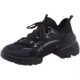 High version d's daddy shoes women's 2022 lace-up thick sole hidden height nude color platform shoes sneaker super popular ins fashion