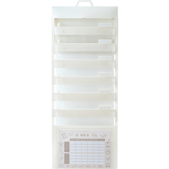 Hanging organ folder a4 file bag multi-layer student multi-functional portable folder examination paper sorting artifact