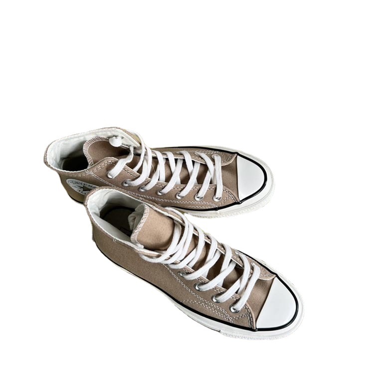 Putian High Edition 1970s Classic Canvas Shoes Women's High Top Casual Men's Shoes Milk Tea Retro Blue Bottom Vulcanized Lovers Shoes