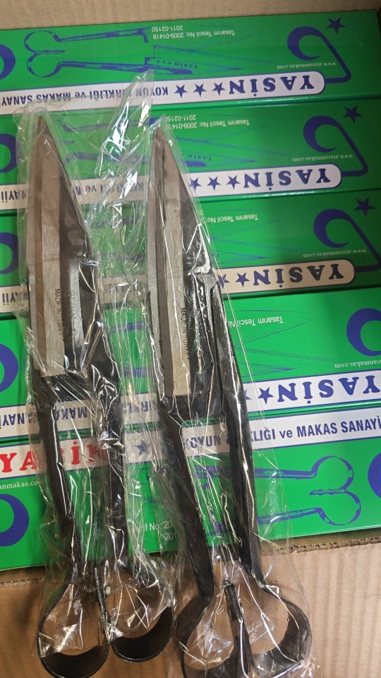 Tijeras para Esquilar Lana de Acero 50 para Uso Industrial