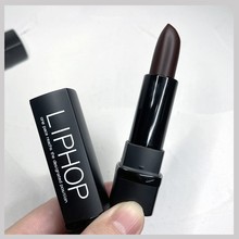 棕色暗黑深色口红吸血鬼姨妈红深紫色巧克力棕哑光