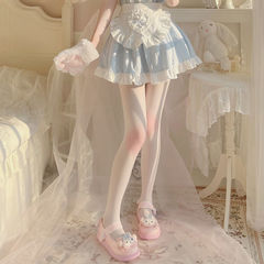 Japanese-style white pantyhose, thin summer JK bare leg magic, Lolita socks, sweet blush hosiery, pure desire style
