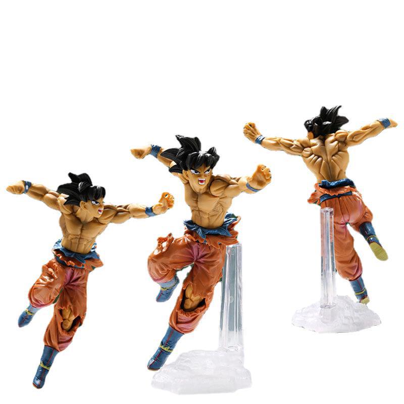 Dragon Ball mono rey demonio Vegeta ropa verde Lanqi batalla Bick Wukong gabinete de escritorio decoración modelo mano