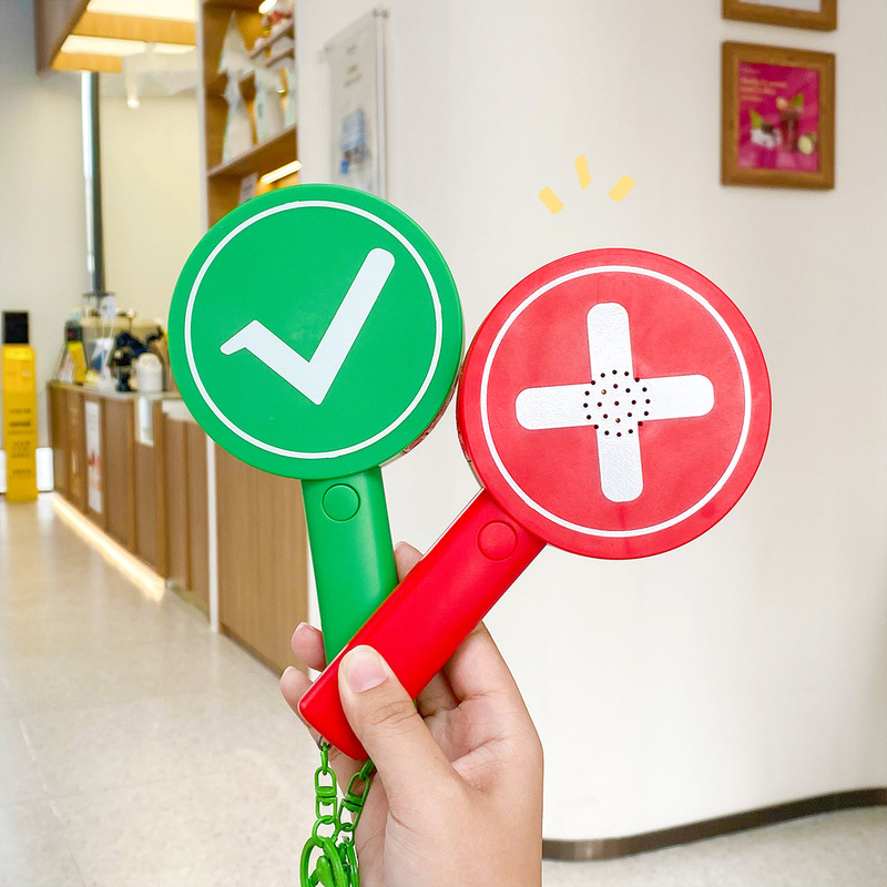 Sound-emitting creative double-sided button hand-held sign keychain for photo check-ins, bag pendant, handheld prop Sound-emitting creative double-sided button hand-held sign keychain for photo check-ins, bag pendant, handheld prop