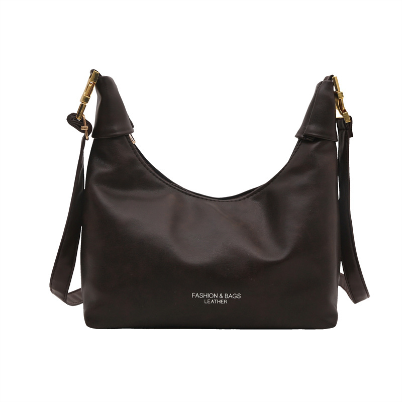 Corea del Sur INS moda moda bolso de brazalete de invierno 2024, nuevo retro simple bolso de hombro bolso de mujer