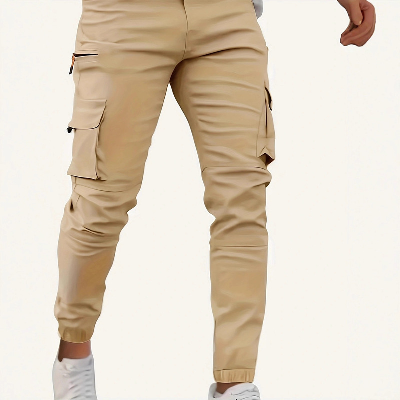 Cross-Border Pants Men's American European Size New Workwear Jogger Pants Casual Pants in Stock Long Pants New Aliexpress