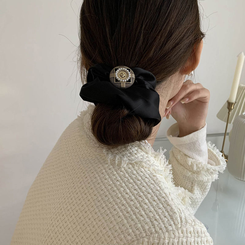 Bronzo vintage ~ Copricapo con passante per capelli alla francese, elastico alto, accessori per capelli corti, corda per capelli arrotolata sulla parte posteriore della testa, Corea_voghion.com