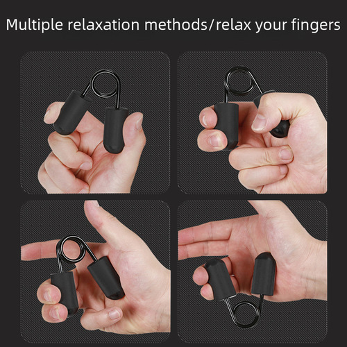Factory Direct Sales Aluminum Alloy Grip Trainer Finger Strengthener Women's Grip Trainer Arm Strengthener Finger Exercise Stress Relief