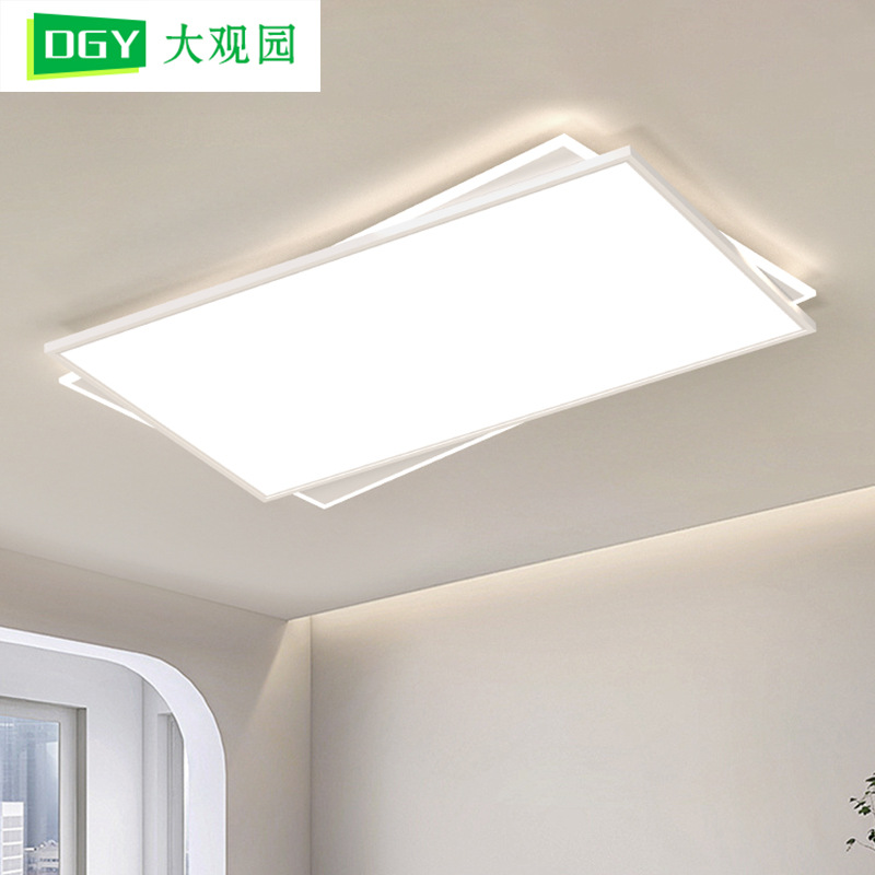 Luz de sala de estar moderna y minimalista nueva luz de techo LED de vestíbulo brillante de espectro completo de protección de ojos dormitorio lámpara de estudio 440L