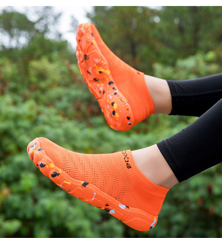 Cross-border Plus-size Couple's Yoga Indoor Fitness Foreign Trade Beach Wading Fishing Casual Shoes, Sock Shoes_vogvips.com