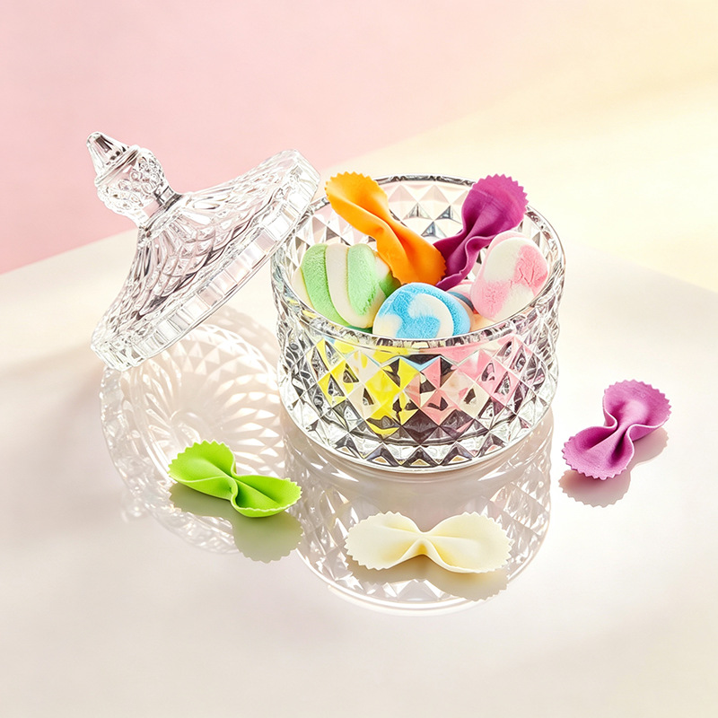 Direct manufacturer of transparent glass candy jars with lids, sealed and moisture-proof storage jars, available for wholesale with logo printing