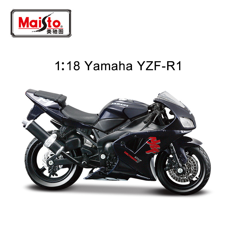 Maisto Meichi 1:18 motocicleta modelo Kawasaki Ducati BMW coche deportivo adorno artificial juguete de regalo