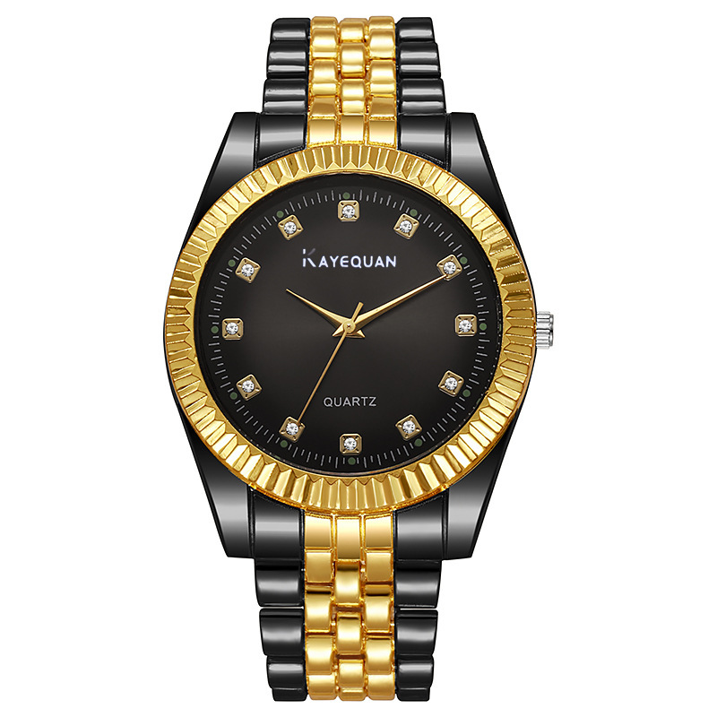 2025 transfronterizo explosión hombre reloj conjunto de reloj de cuarzo de negocios moda versátil reloj de pareja fábrica al por mayor