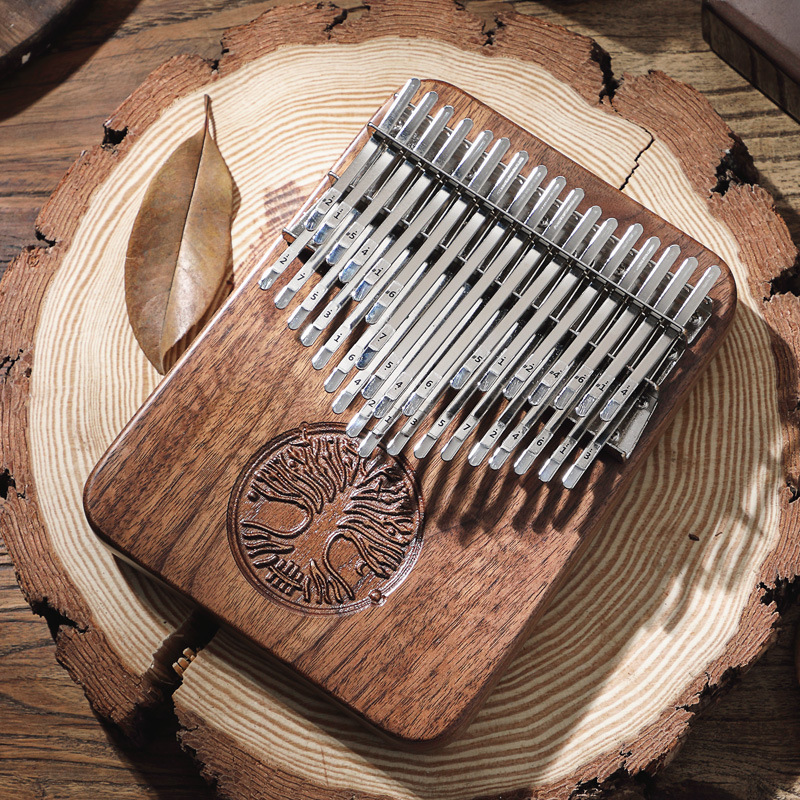 Kalimba đàn piano ngón tay cái Kalimba có lỗ đáy 17/21 âm di động