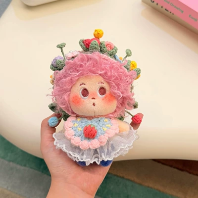 Pluş açarlıqlar — Toy Accessory - hairpin-bib-skirt-pink-explosion-pendant