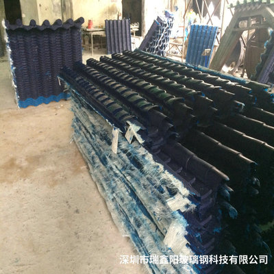 Guangdong Manufactor Produce FRP Antique tile Suburban villa Garden Pavilion Temples, etc