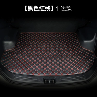 Trunk Mat: Mat, Fully Enclosed Trunk - flat-edge-modelblack-red-line-message-model-year-default-item