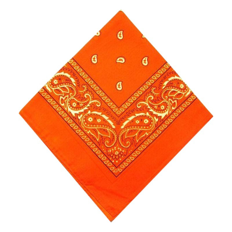 Manufacturer Supplies Polyester Paisley Pattern Square Scarf, Hip-Hop Street Dance Headscarf, Outdoor Sports Hat, Printed Headscarf