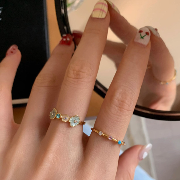 Mint blue enamel