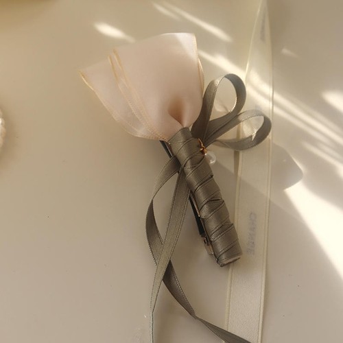  New Spring Flower Tulip Lady High-End Style Rear Hair Clip for Women Duck Bill Clip Elegant Hair Accessory