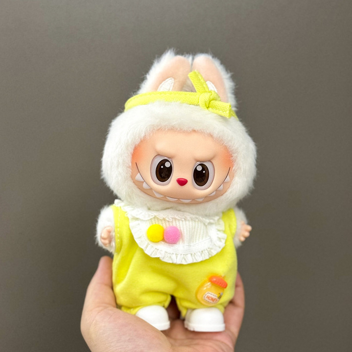仅衣服适用于拉布布娃衣一二三代搪胶玩偶挂件公仔可穿圣诞娃衣套|undefined